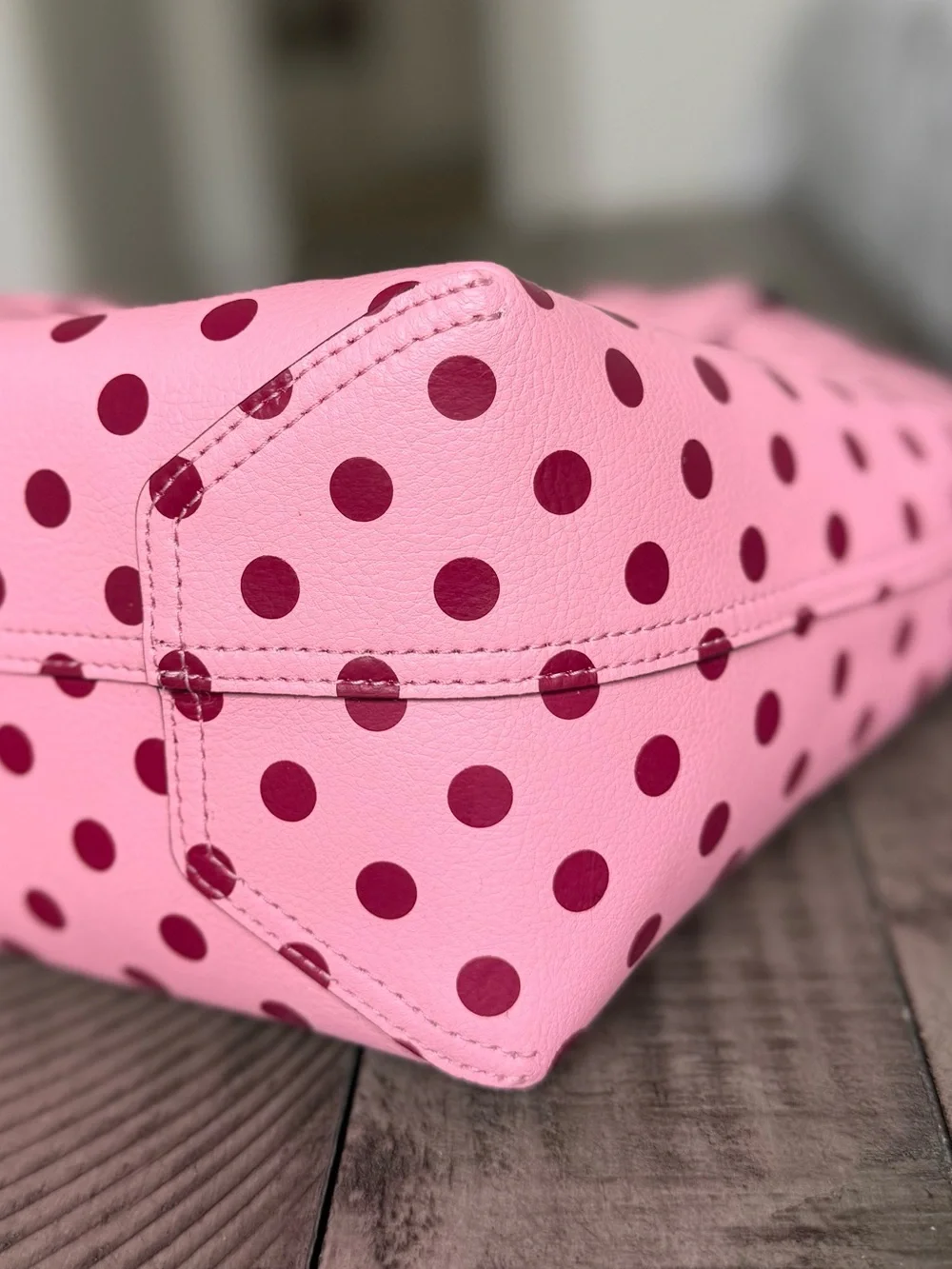 Rare Kate Spade Love Birds Polka Dot Reversible Tote Bag and Matching Crossbody
